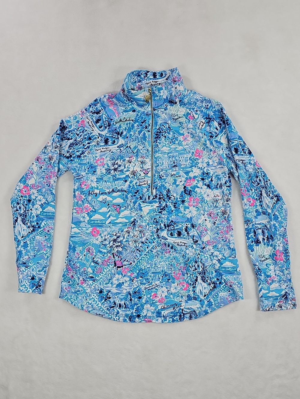 Lilly Pulitzer Blue Peri Lilly Loves North Carolina